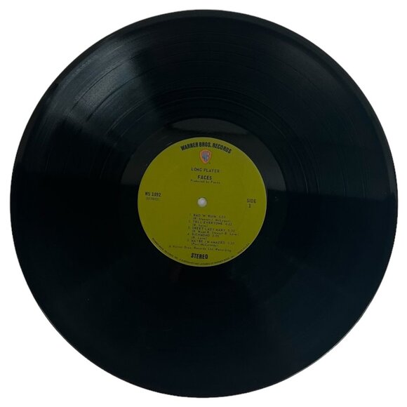 1971 Faces Long Player Vinyl LP Warner Brothers Record Album Rod Stewart WS 1892 - Picture 4 of 5